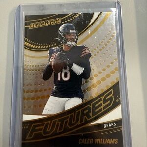 🔥Caleb Williams Chicago Bears FUTURES Revolution PANINI Trading Card🔥🔥🔥